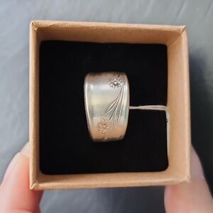 1957 silver-plated floral 'Springtime' ring